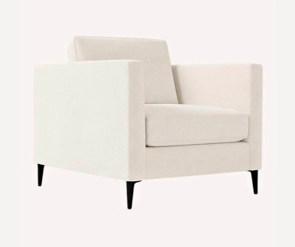 West Elm Loft Chair with Metal Legs