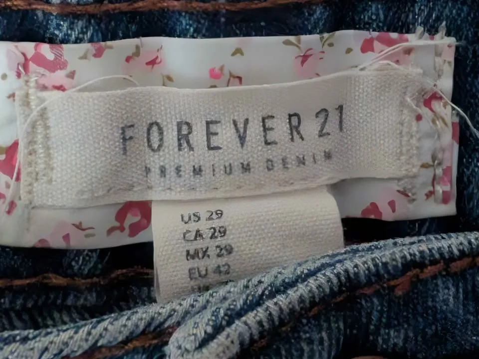 Forever 21 (M) Lace jean shorts - photo 3