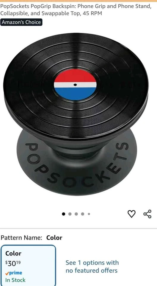 New Spinnable Backspin Pop socket - photo 2