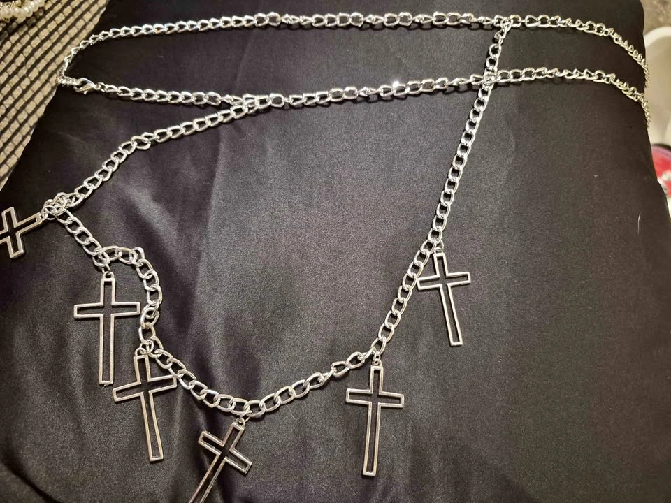 Metal Cross Waist Chain