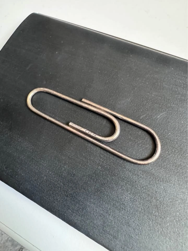 Sterling Silver .925 Paper clip Book mark - photo 4