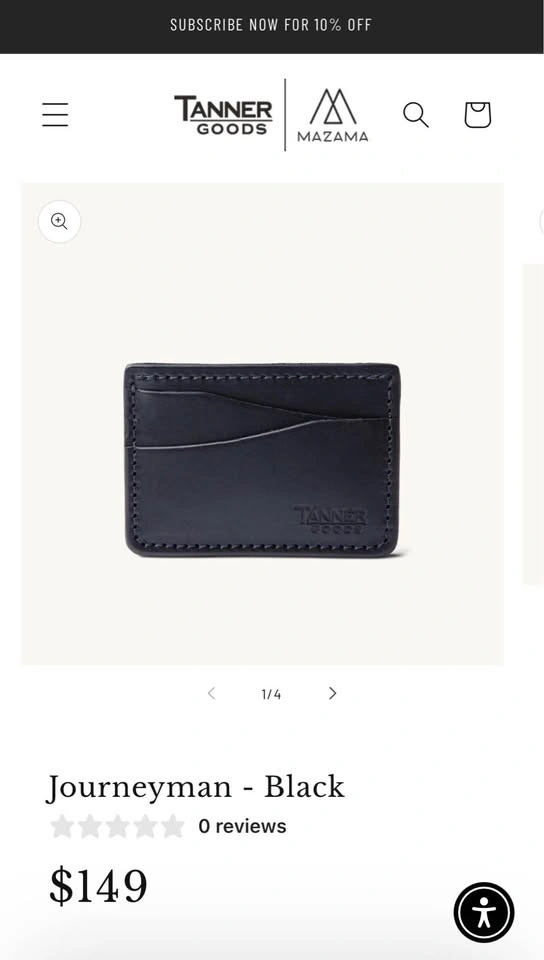 Tanner Goods Bridle Leather Cardholder - photo 5