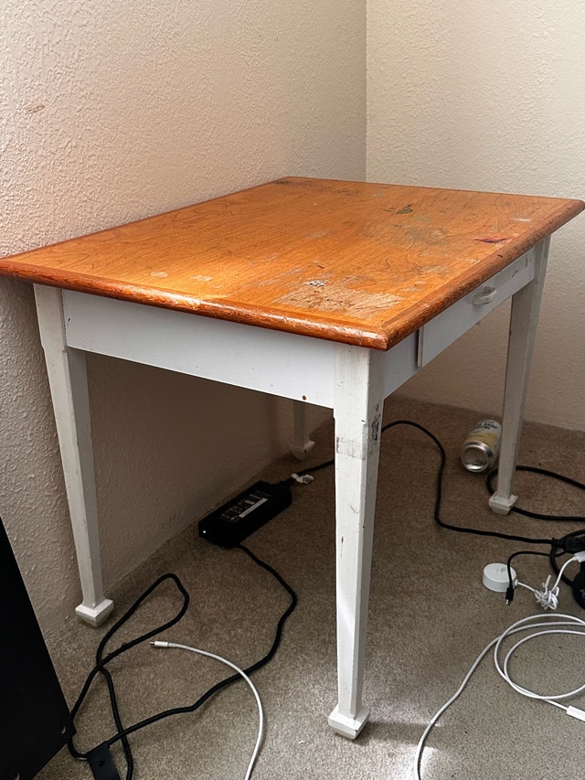 wooden table - photo 3