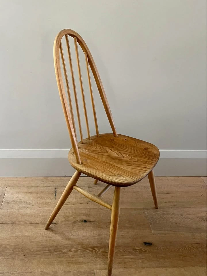 Pair Vintage Ercol chairs Quaker & Windsor mid century modern - photo 3