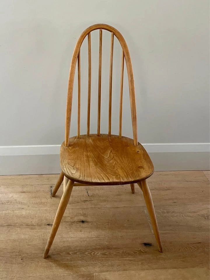 Pair Vintage Ercol chairs Quaker & Windsor mid century modern - photo 4