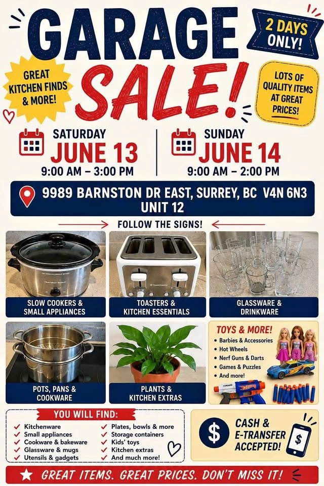 Moving Sale