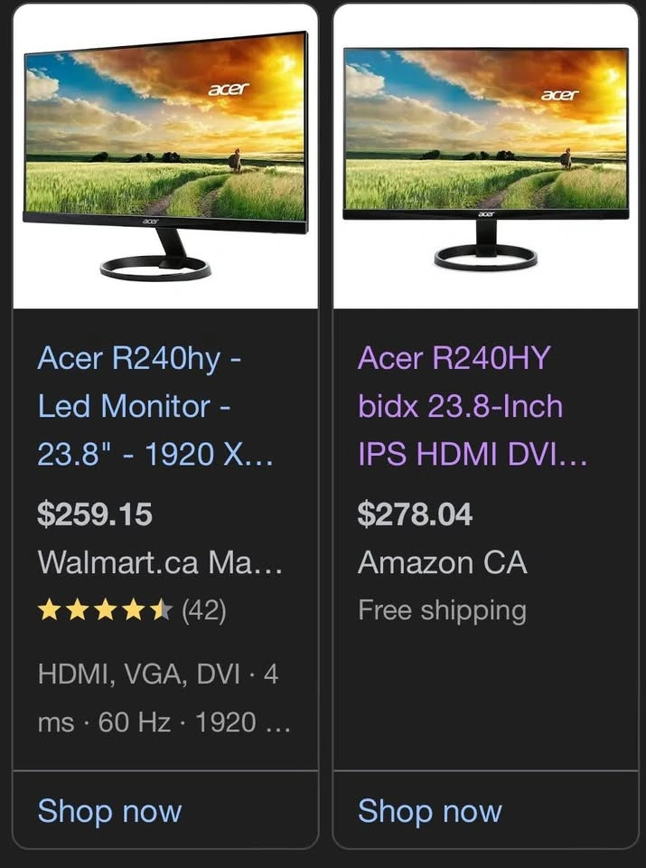 Acer Gaming Monitor (24") fully functional - photo 2