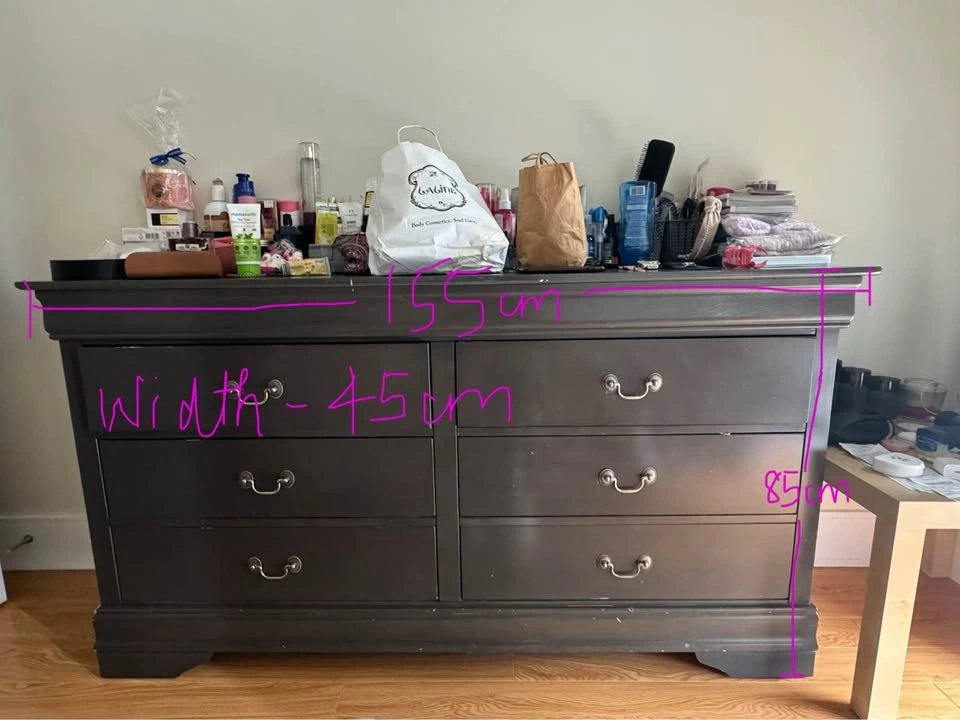 Wooden 6-Drawer Dresser - photo 5
