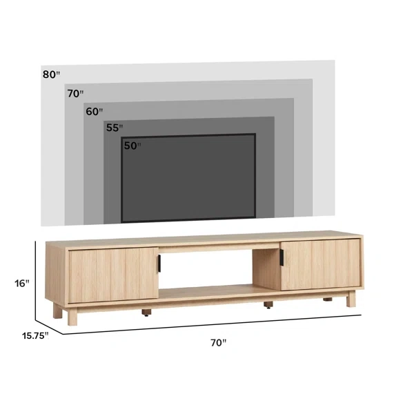 Modern TV Stand / Media Console – Excellent Condition - photo 2