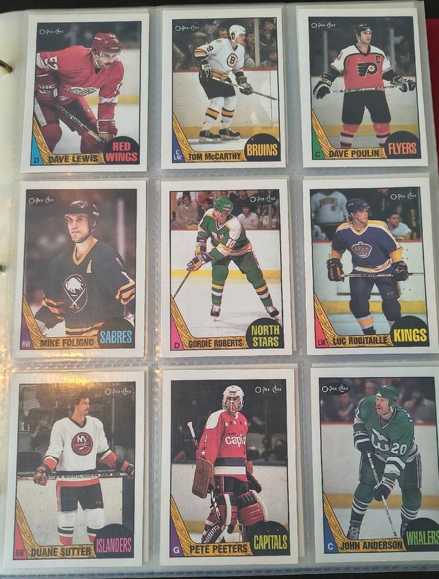 1987-88 O-Pee-Chee NHL Hockey Card Collection - photo 5