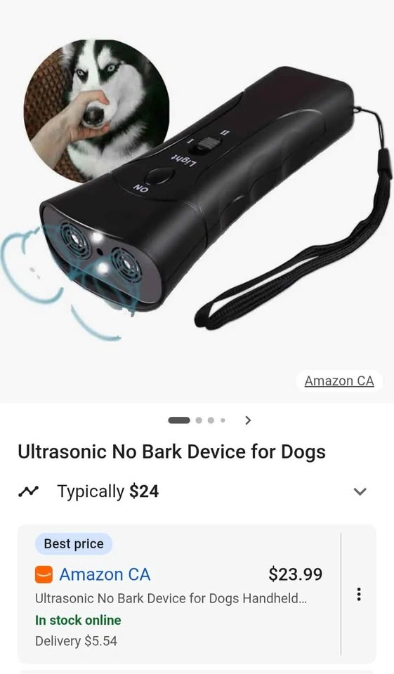 Handheld Ultrasonic Dog Trainer & Anti-Bark Device (TZ-U68) - photo 4