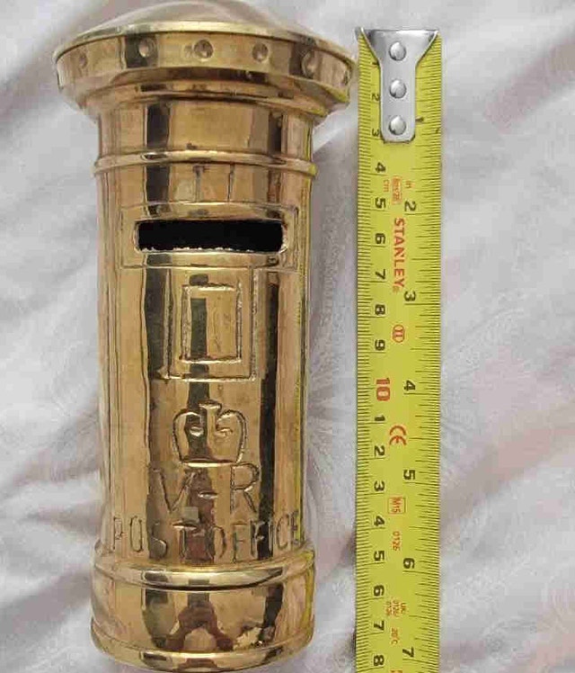 Brass piggy bank