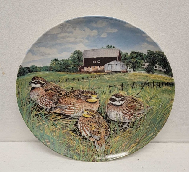 Collectible Vintage Plates Wildlife Upland Birds - photo 2