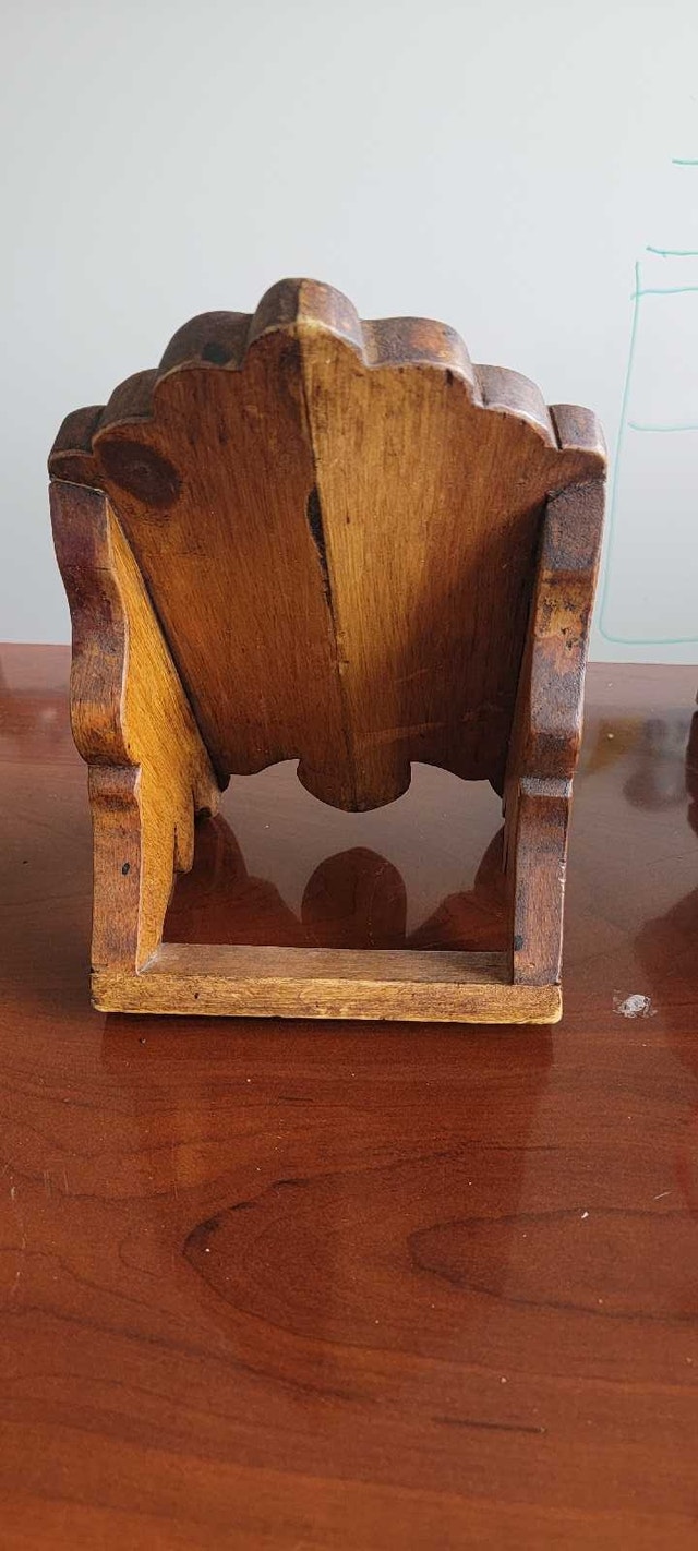 Vintage hand crafted book display stand - photo 3