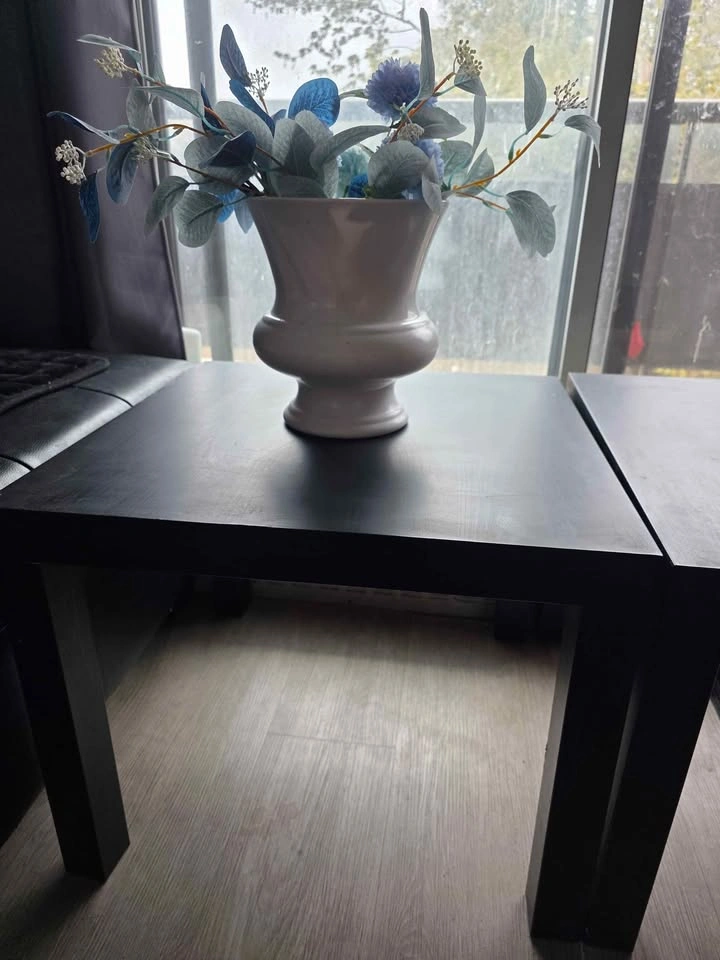 2 IKEA Square Side Tables - photo 3