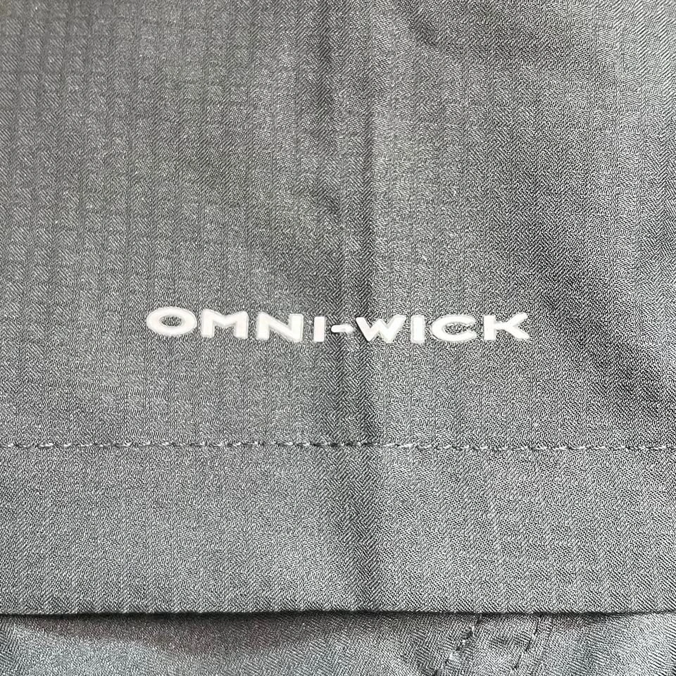 Columbia OMNI-WICK Black Short Sleeve Button Up Shirt 2X - photo 3