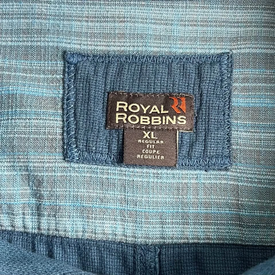 Royal Robbins XL Blue Short Sleeve Button Up Shirt - photo 2