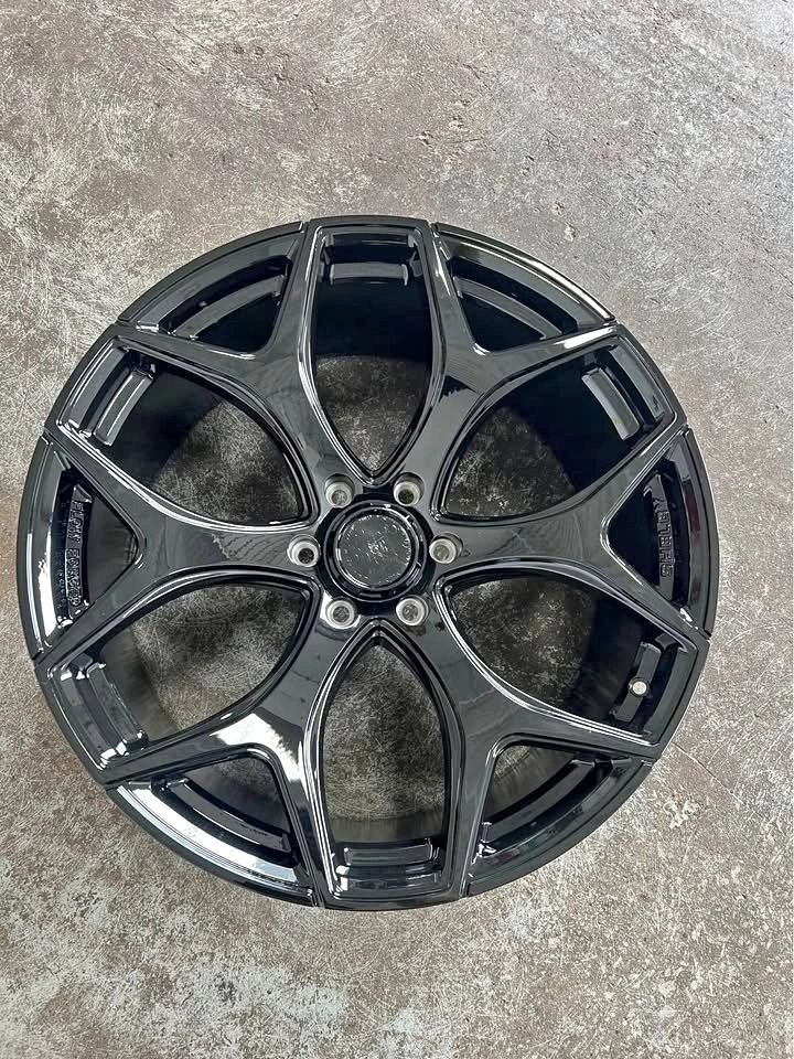 4 NEW 22 INCH 6x135 RIMS FORD SHELBY STYLE 22x10 GLOSS BLACK
