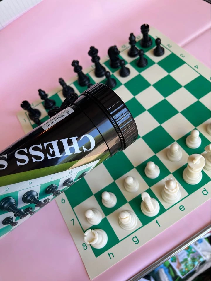 Portable Chess Set with Storage Tube - photo 4