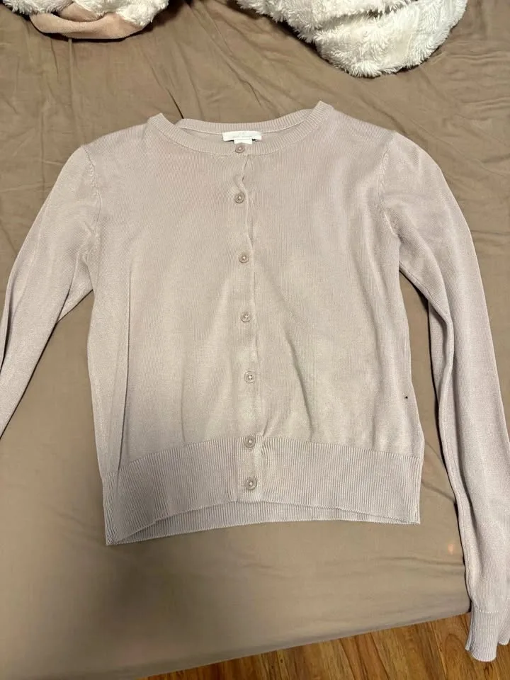 H&M women’s pastel pink cardigan top