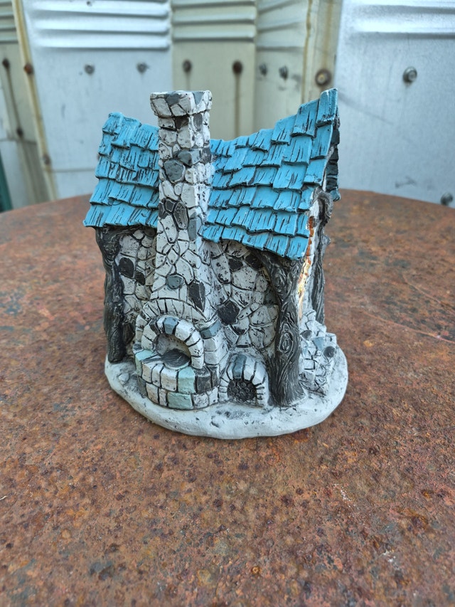 Bakery model house decor garden polyresin