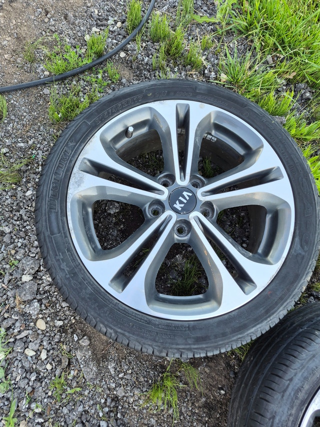 KIA wheels 17'' rims 5 x 114.3, 215/45R17 Tires - photo 5