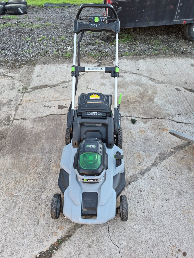 EGO 56V lawnmower LM2100 NEEDS BATTERY, AS IS