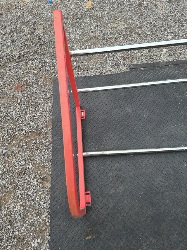 Wall mount Tire Rack Red wheel storage hanging tire loft - photo 4