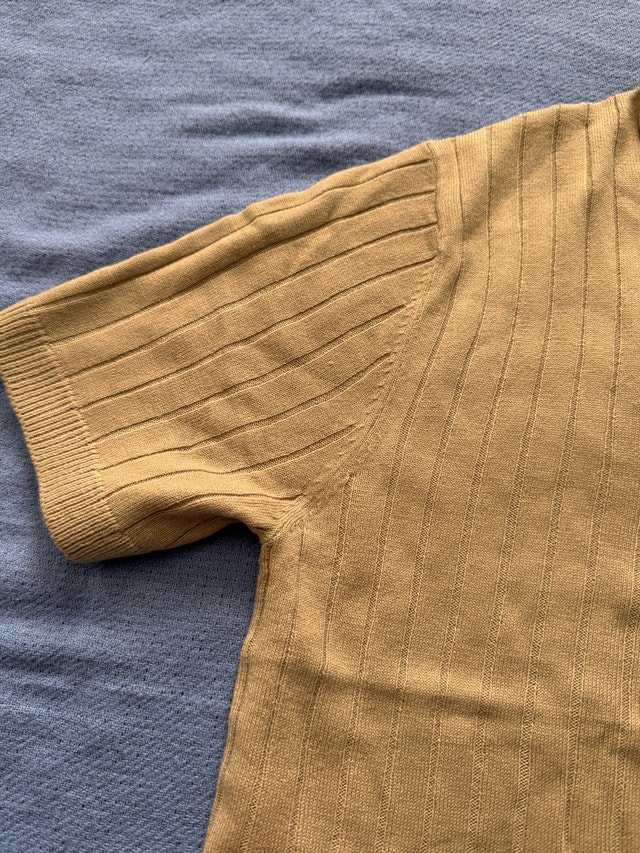 Urban Man Ribbed Knit Polo - photo 4