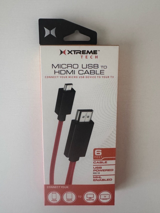 Xtreme Tech Micro USB to HDMI Cable - photo 3