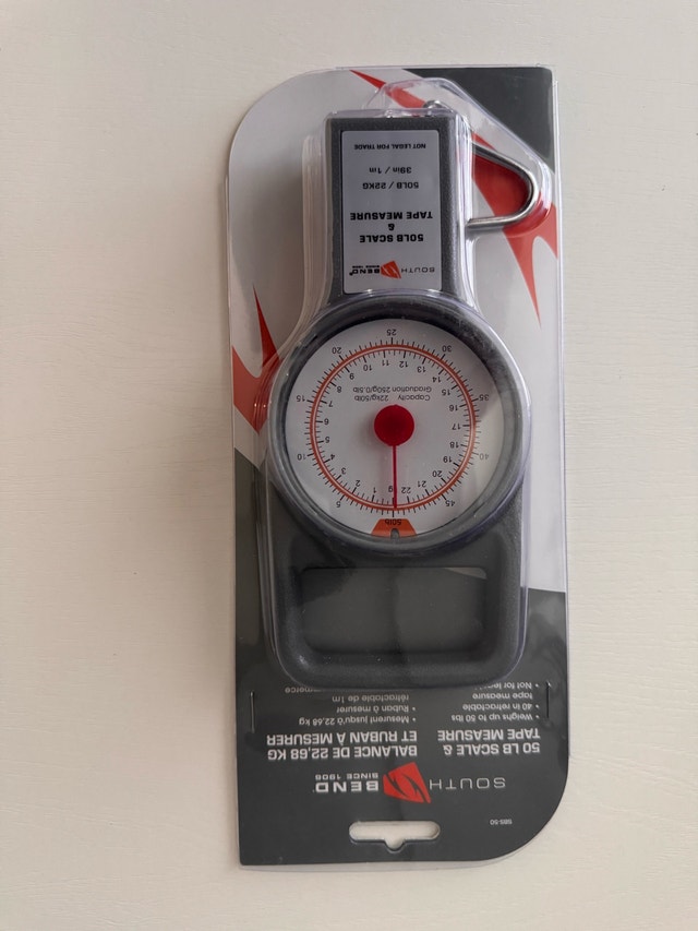 South Bend 50 lb Scale and Tape Measure - photo 2