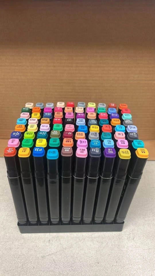 Alcohol Markers - Dual Tip - 80 Colors Set - photo 2