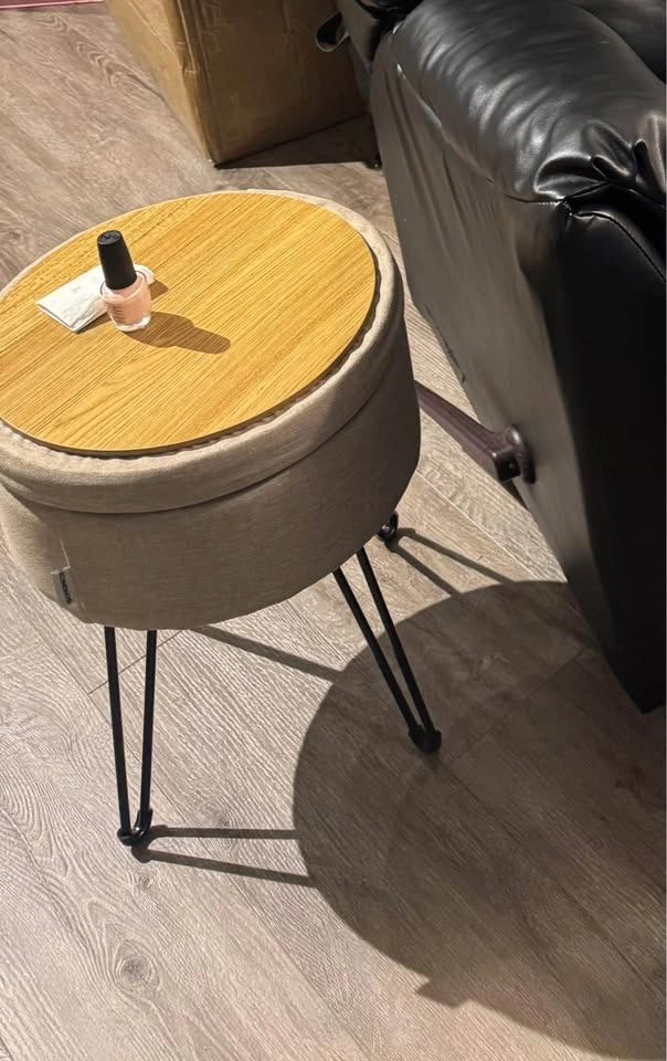 Vanity Stool Chair Small Ottoman Stool with Storage - photo 3