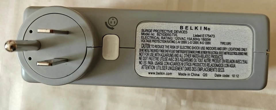 Belkin Surge Protector BZ103050-TVL - photo 3