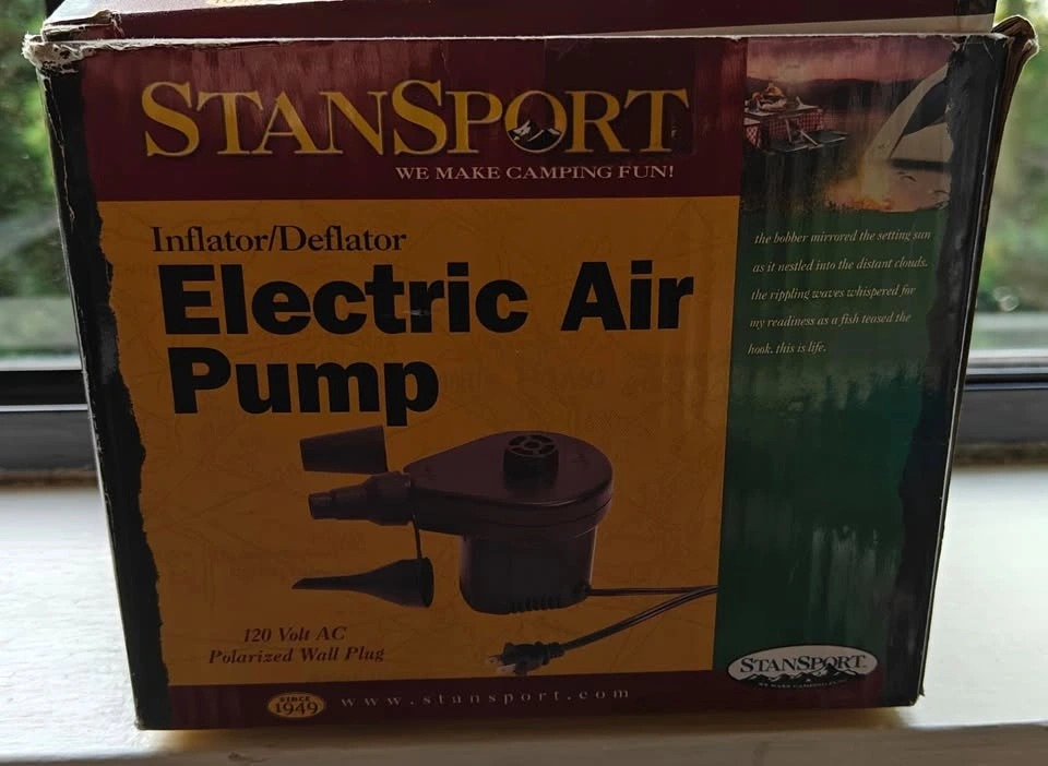 Coleman Twin Air Mattress + Stansport Electric Pump - photo 3