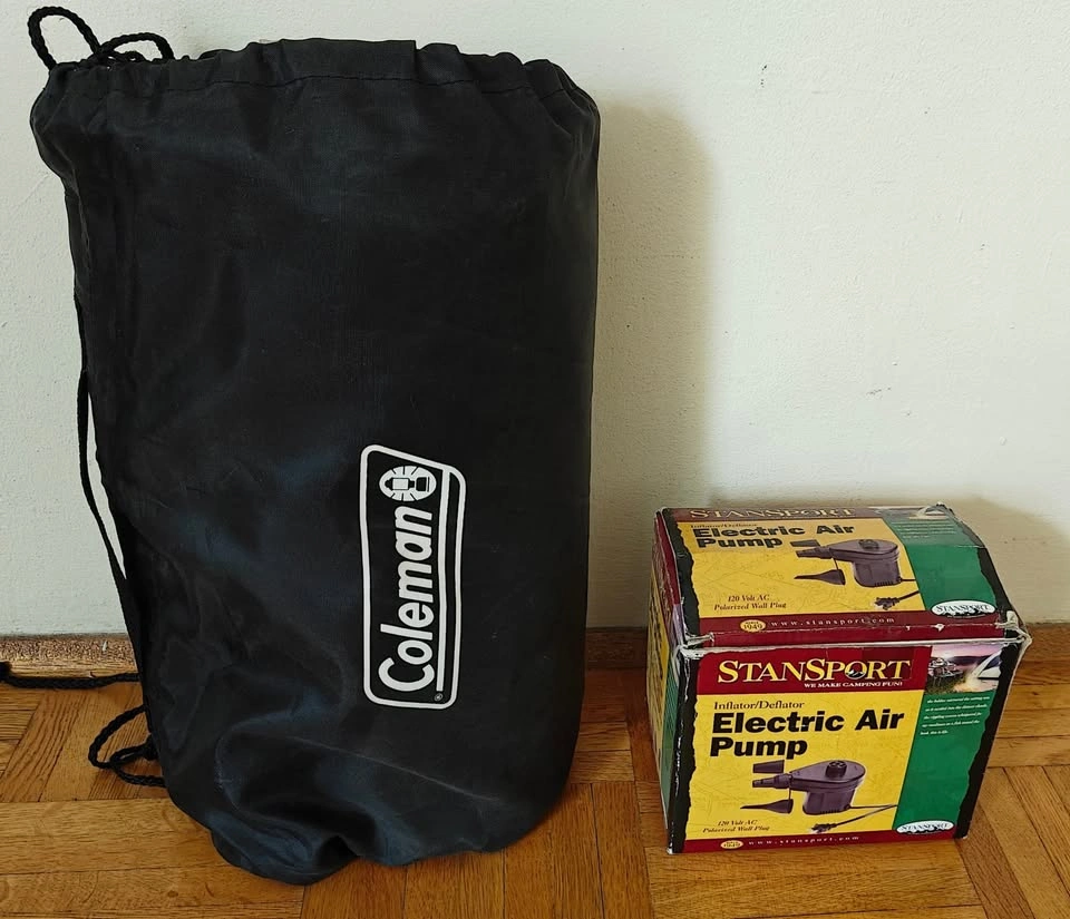 Coleman Twin Air Mattress + Stansport Electric Pump - photo 5