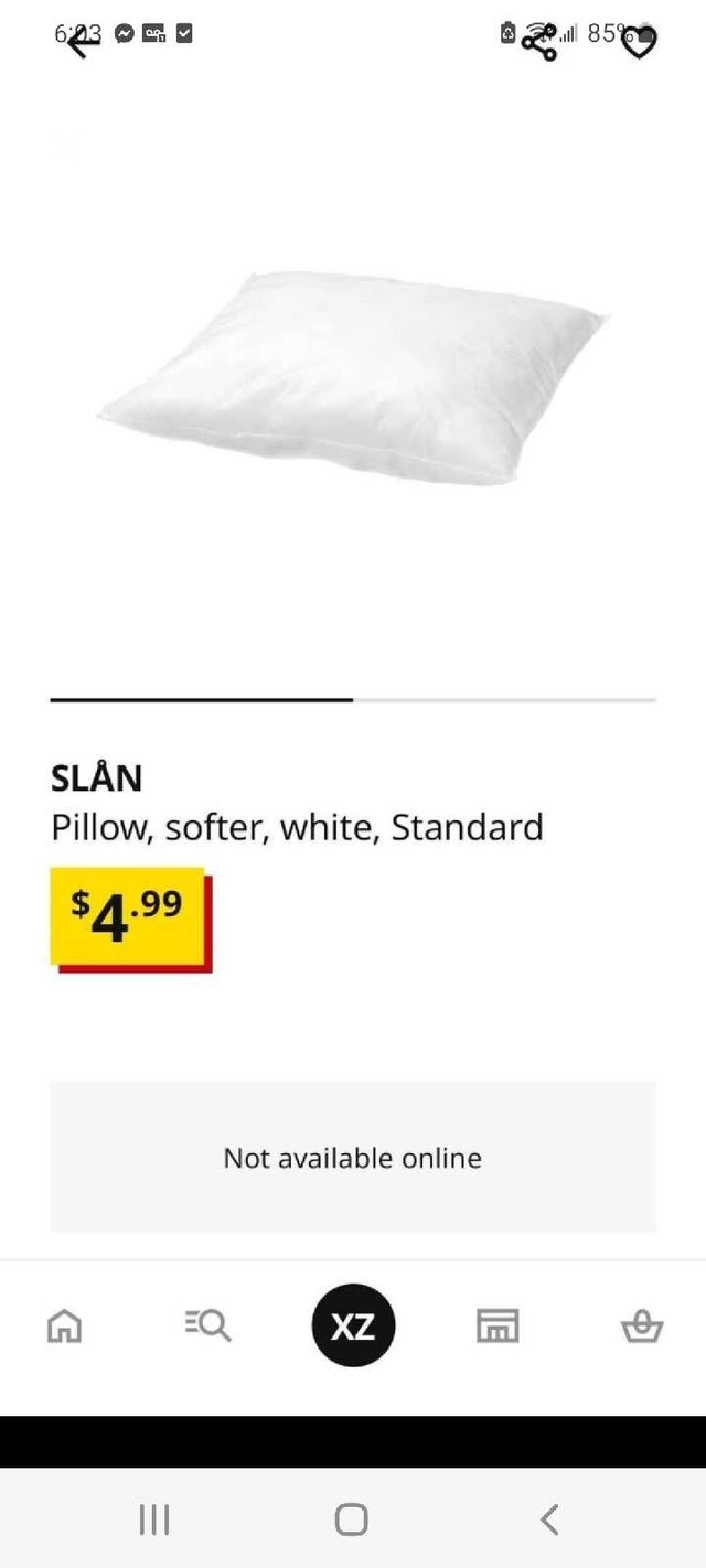 2 for $3 IKEA SLAN Pillow - photo 3