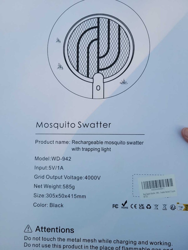 PALONE Electric Mosquito Swatter - photo 2