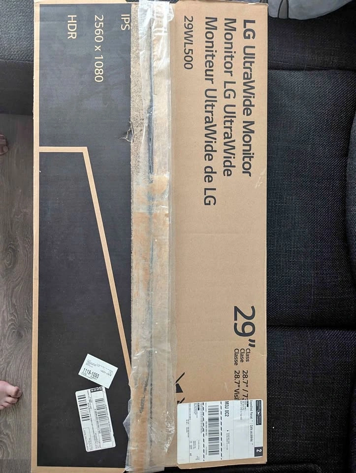 LG 29WL500 29 inch monitor 75 Hz
