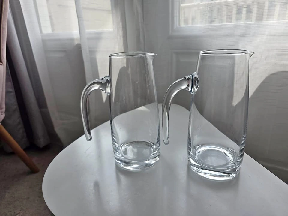Glass Water / Juice Pitchers – Set of 2