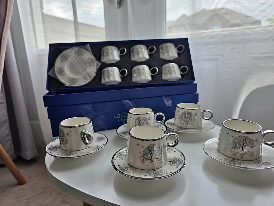 Arabic / Turkish Coffee Cup Set (12 Pieces)