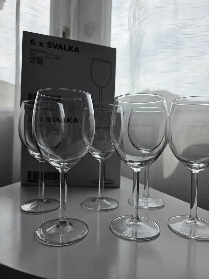 IKEA SVALKA Glasses – Set of 12 (2 Boxes × 6) - photo 2
