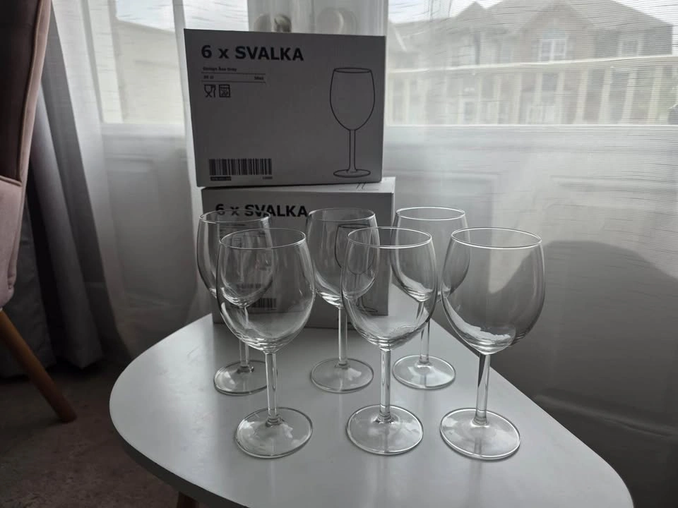 IKEA SVALKA Glasses – Set of 12 (2 Boxes × 6) - photo 3