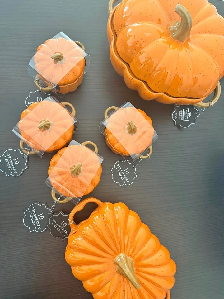 10 Strawberry Street Pumpkin Ceramic Bakeware Collection