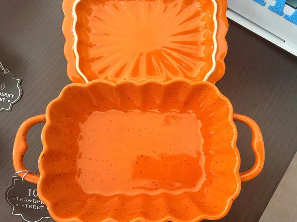 10 Strawberry Street Pumpkin Ceramic Bakeware Collection - photo 5