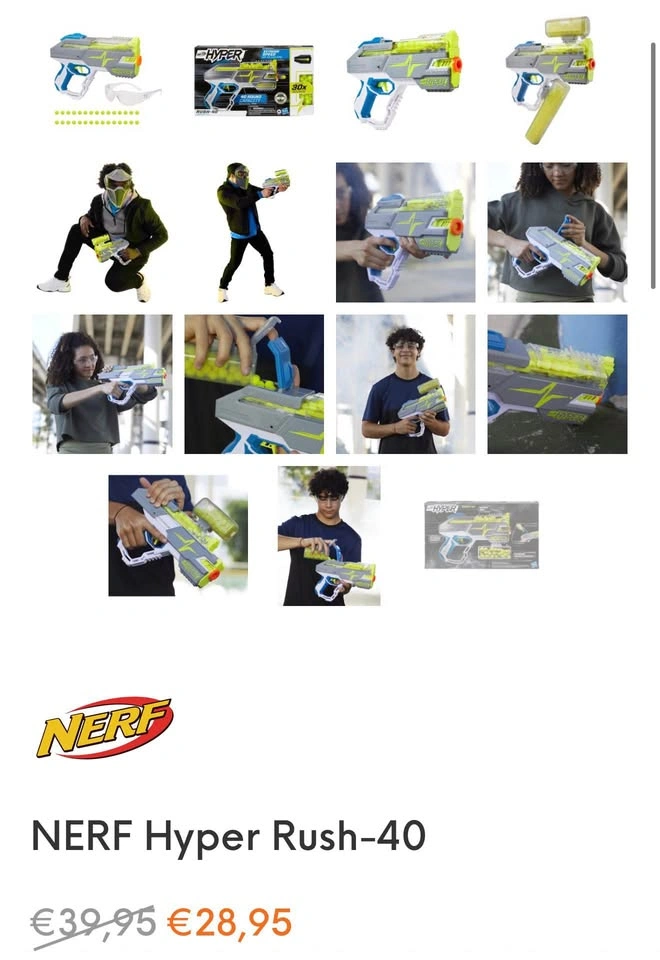 Nerf Hyper Rush-40 Blaster (New in Box) - photo 4