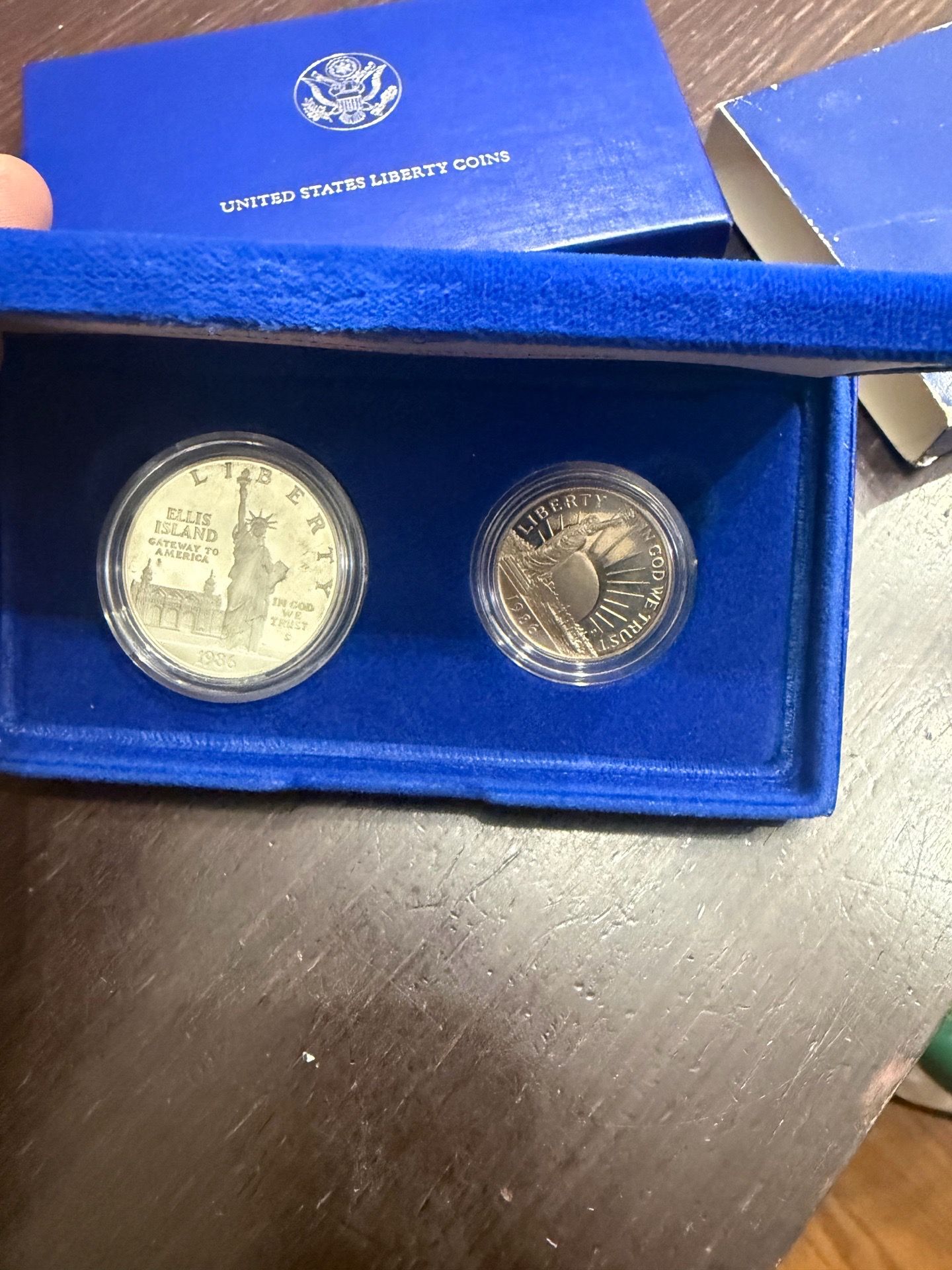 United States Liberty Coins With Case MINT Condition