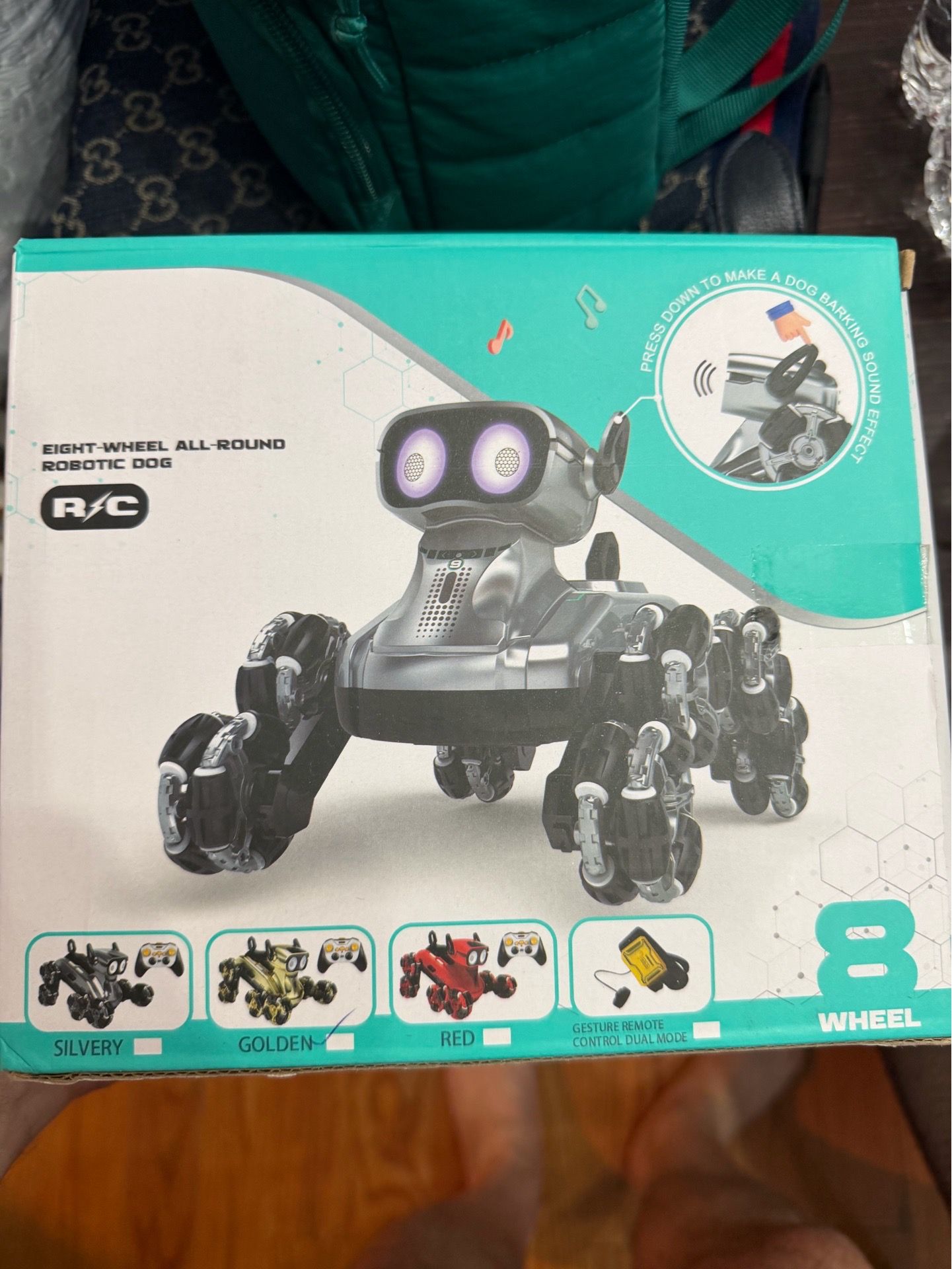 Hengde Stunt Robot Dog R/C 8-Wheel Music & Lighting HD5100 - photo 3