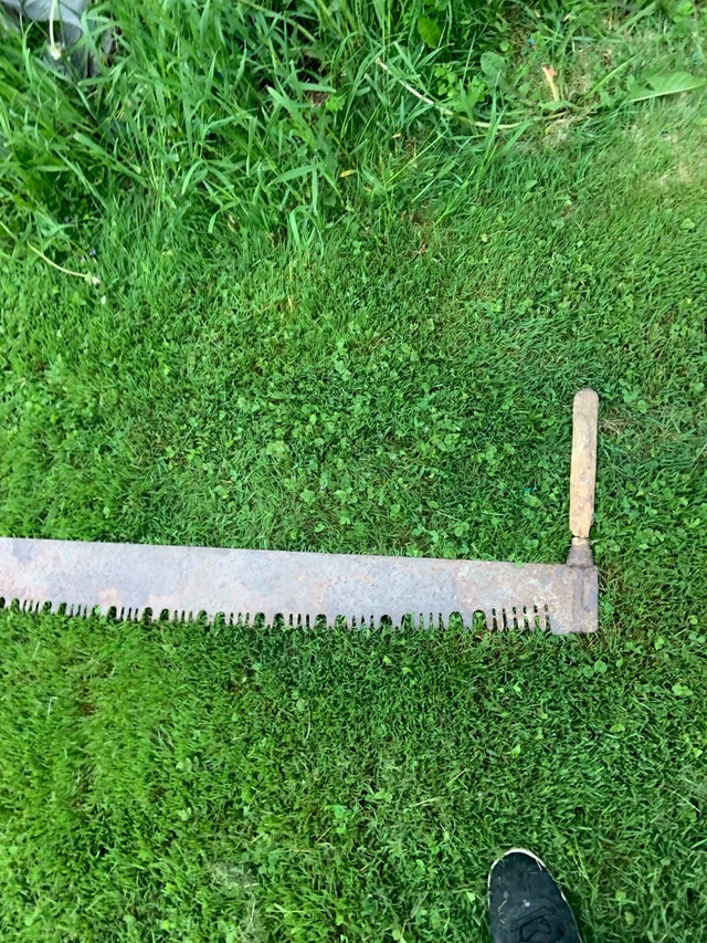Vintage Two-Man Pit / Crosscut Saw - photo 5