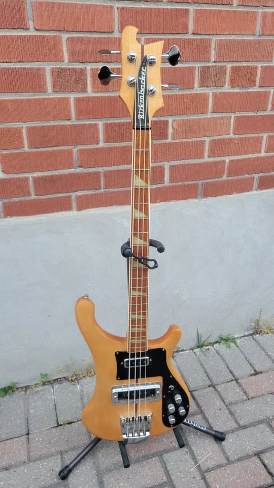 Rickenbacker 4001 Electric Bass Guitar - Natural - photo 3